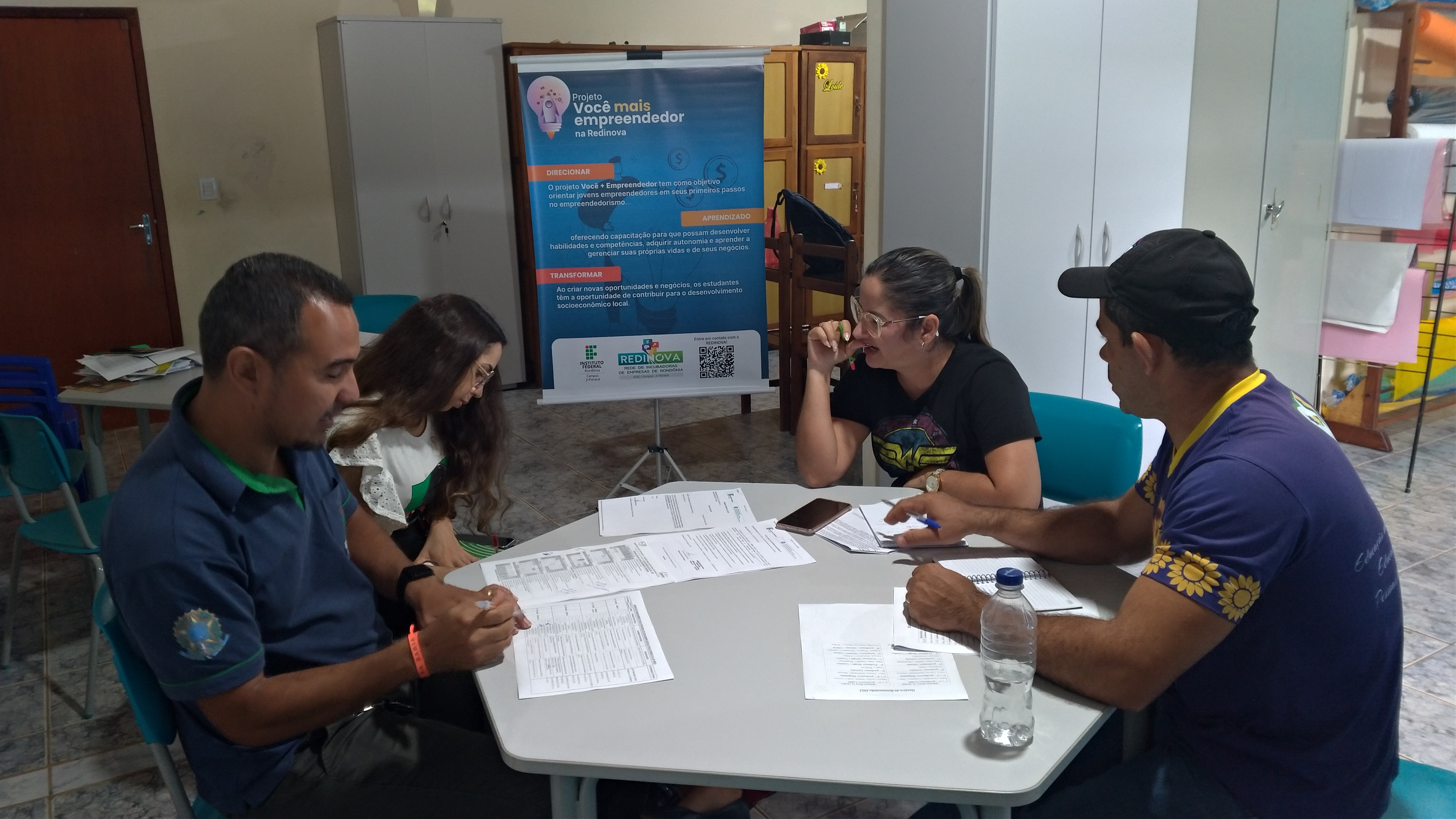 Redinova firma parceria com escola Paulo Freire em Ji-Paraná para ações de empreendedorismo