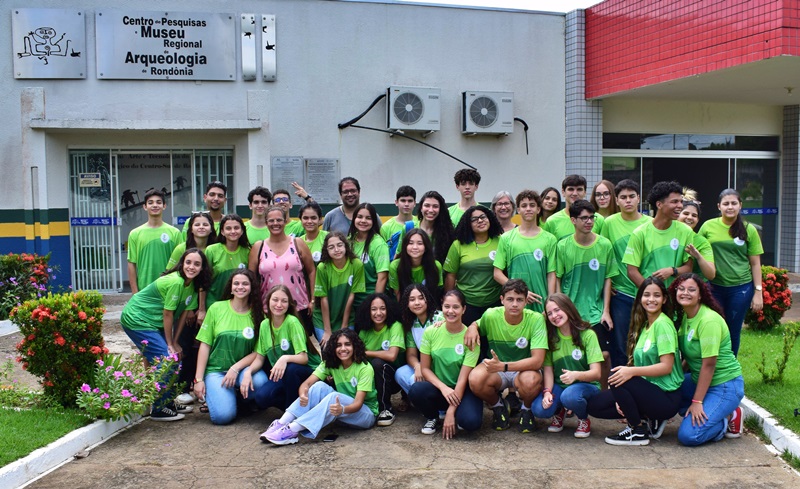 Estudantes do IFRO fazem visita técnica no Museu Regional de Arqueologia de Rondônia