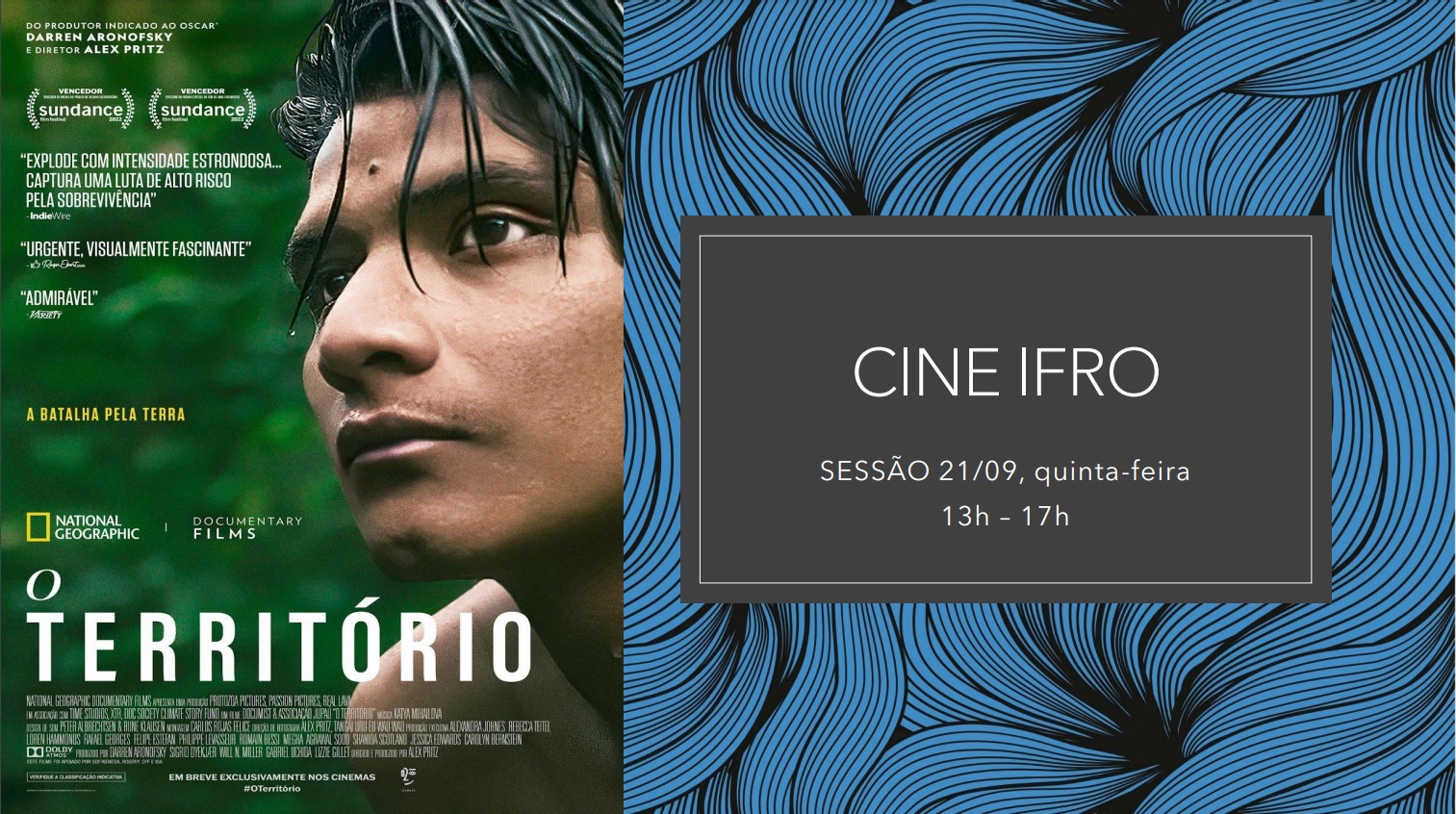 Campus Ariquemes realiza projeto Cine IFRO com exibição do filme “O Território”