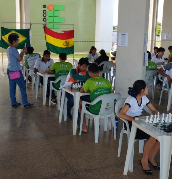 Estudantes do IFRO Guajará participam da 1ª Copa Binacional de Xadrez