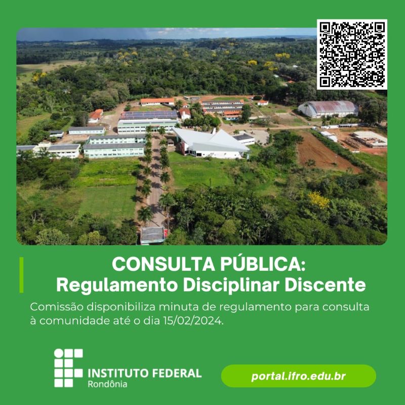 Consulta Pública IFRO RDD