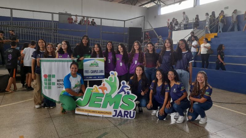 Alunos do Campus Jaru participam dos Jogos Escolares Municipais de Jaru (JEMS) 2024