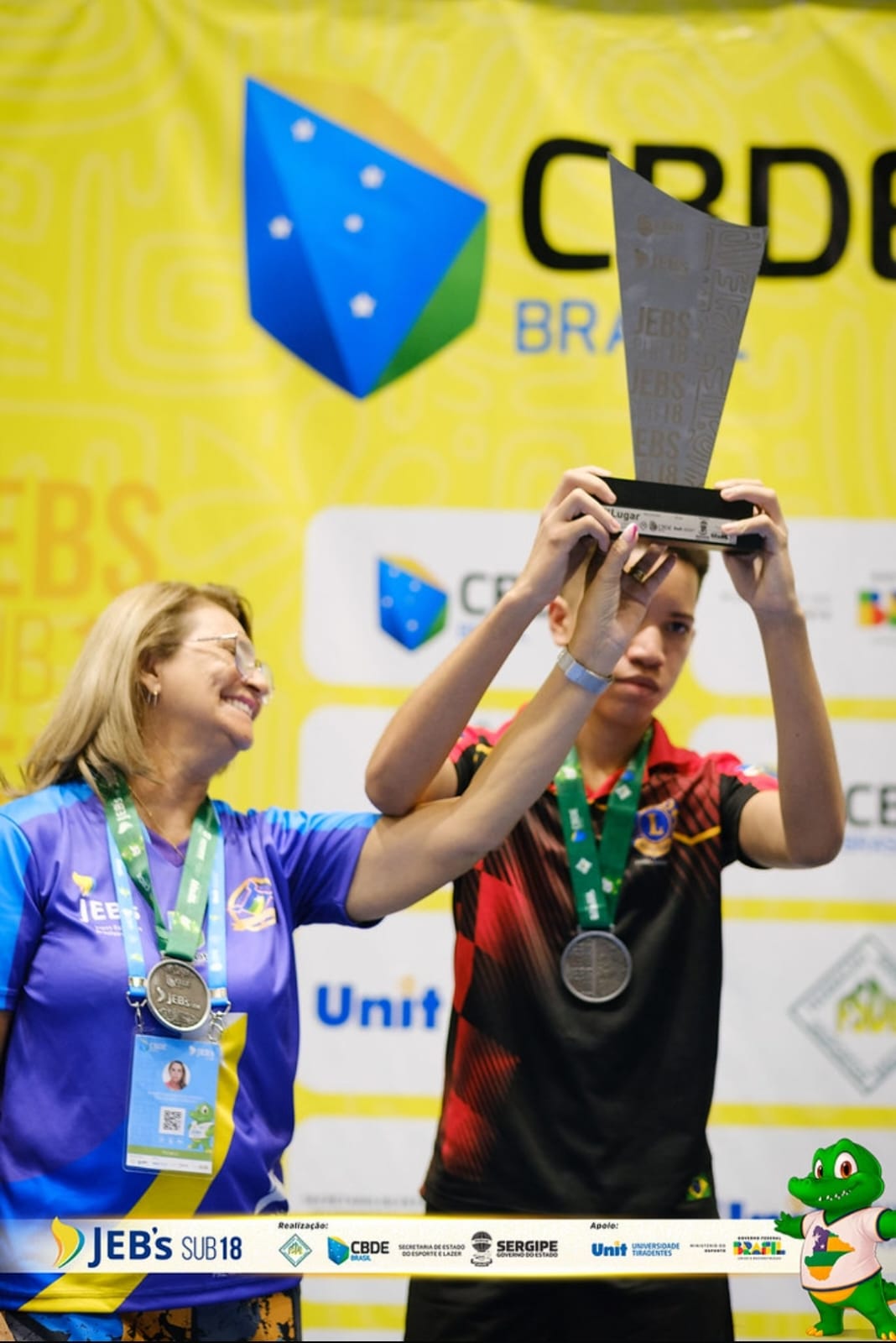 Aluno do Campus Ariquemes conquista medalha de prata nos Jogos Escolares Brasileiros em Aracaju