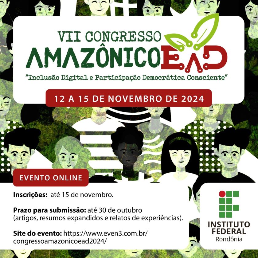 Abertas submissões de trabalho ao VII Congresso Amazônico d...