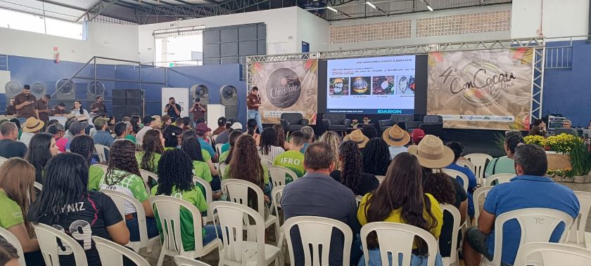 Estudantes do Campus Jaru participam de visita técnica ao 4º Concacau