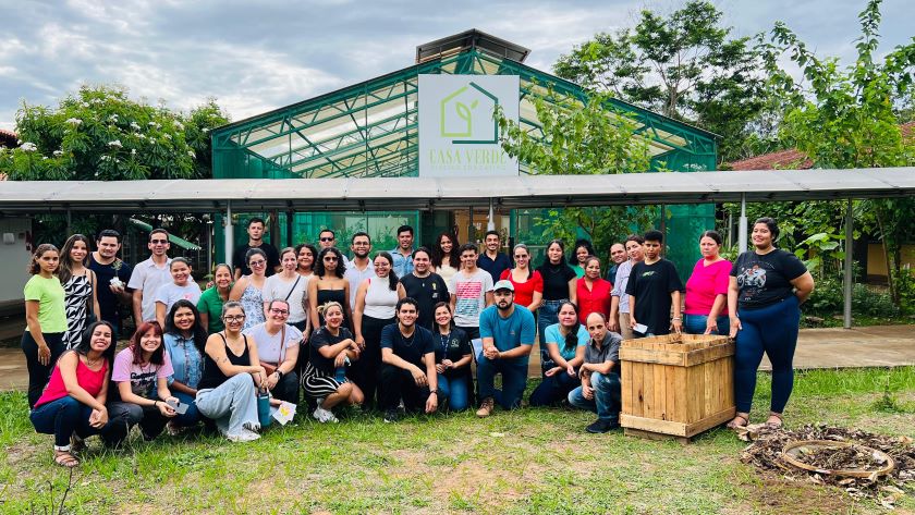 Grupo de Ariquemes faz visita técnica à Casa Verde Viveiro Educativo em Porto Velho