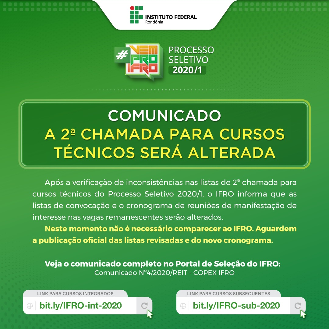 IFRO Comunicado