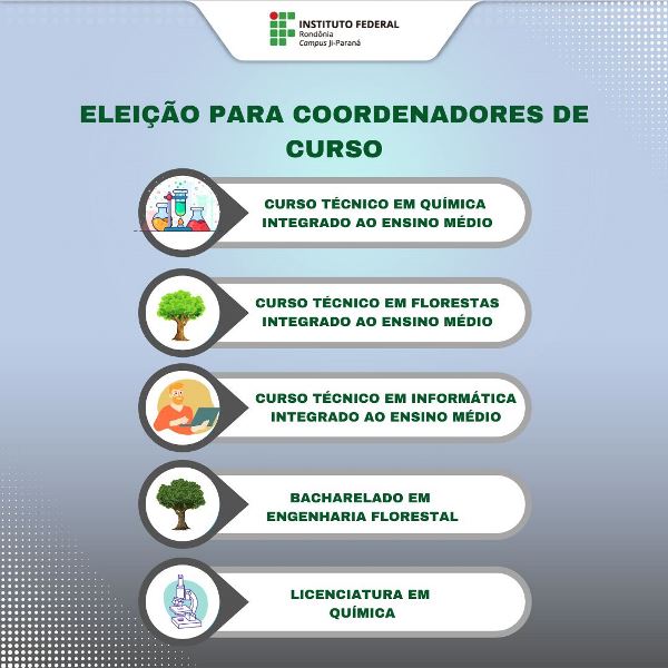 Inscrições abertas para coordenadores de cursos no Campus Ji-Paraná