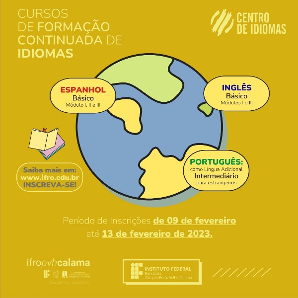 Curso de Português como Língua Adicional - Estrangeiros