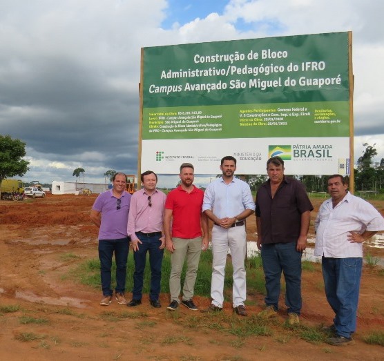 Lançado oficialmente o iníco das obras do Campus Avançado São Miguel do Guaporé