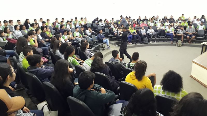 A atividade contou com momento de debate e participação dos alunos e servidores do Instituto Federal de Educação, Ciência e Tecnologia de Rondônia (IFRO), Campus Vilhena
