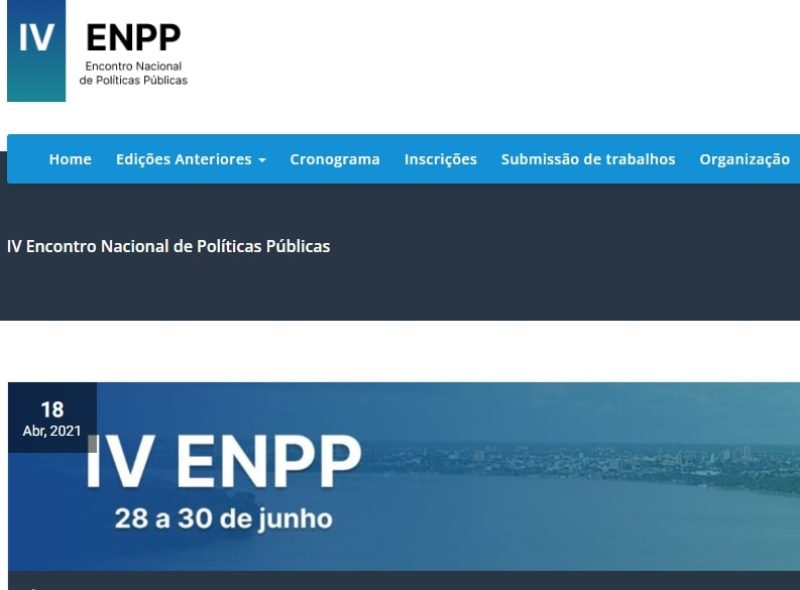 IFRO receberá o IV Encontro Nacional de Políticas Públicas em junho