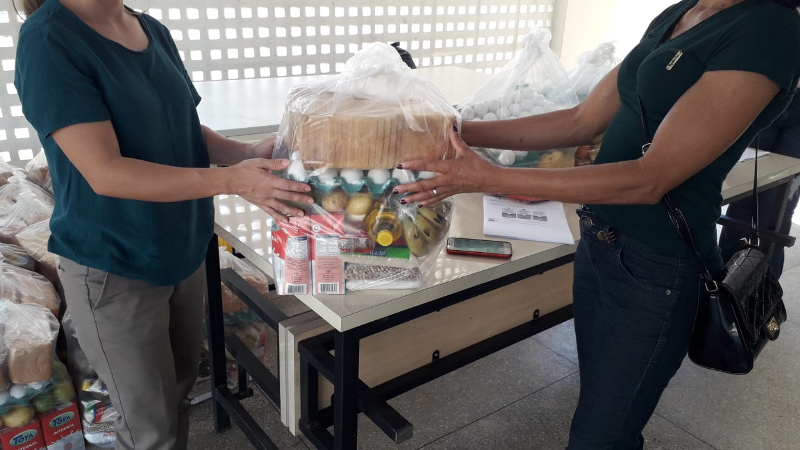 IFRO Campus Vilhena entrega kits de alimentos para estudantes