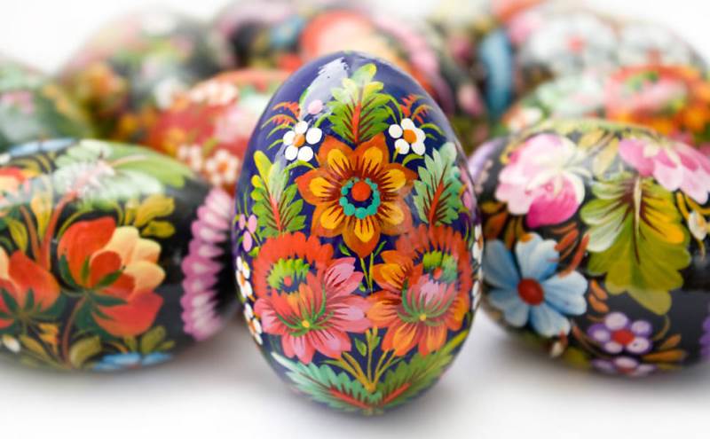As oficinas fazem parte do projeto de extensão “Pêssanka – a arte eslava de desenhar ovos”