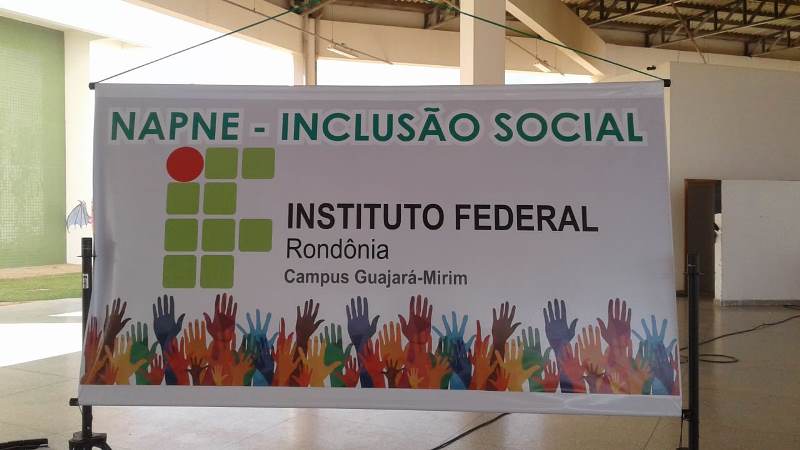 A equipe do NAPNE (Núcleo de Atendimento às Pessoas com Necessidades Educacionais Específicas) do Campus Guajará-Mirim preparou o momento para apresentar aos alunos o que é o Núcleo e qual sua função dentro do IFRO