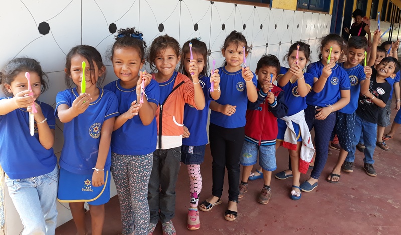Projeto Edusaúde do Campus Guajará-Mirim promove atividades lúdicas sobre higiene corporal e bucal em escola municipal