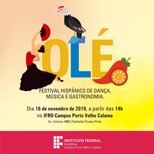 Festival Hispânico acontece neste sábado (16) no Campus Porto Velho Calama