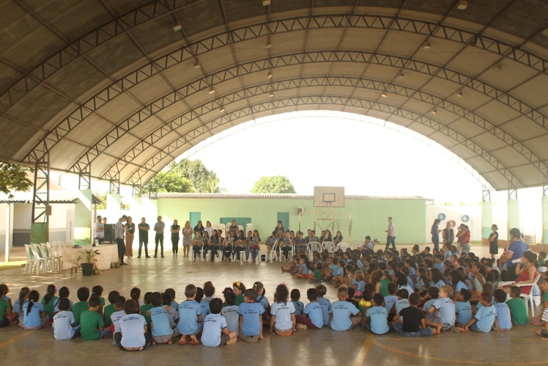 Projeto “Paisagismo para Instalações Infantis” é finalizado em escola municipal de Vilhena