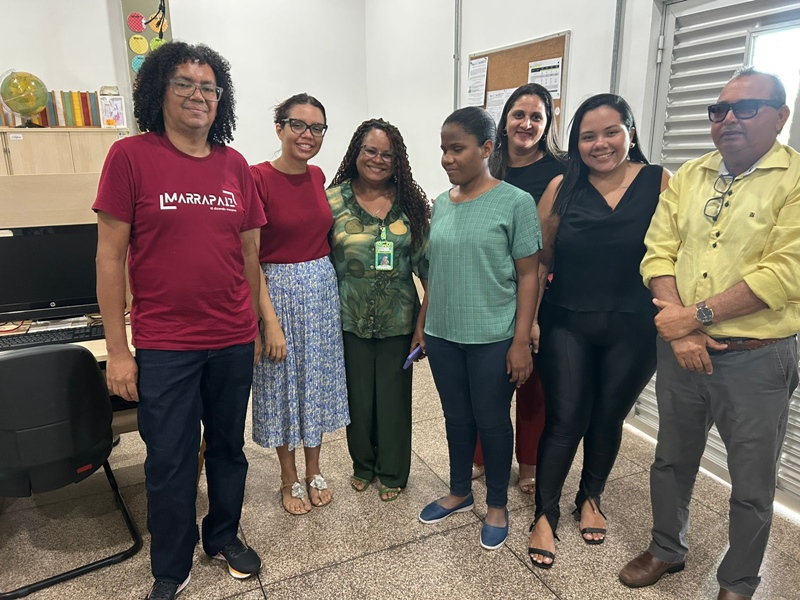O supervisor Márcio Lívia Catarina Elaine Aline Taila Nilcilene e Ademir