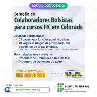 Post-selecao-Edital_2025-02-IFRO-Colorado