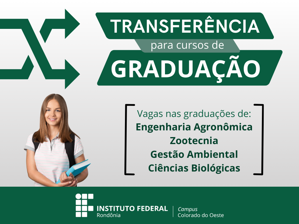 banner site selecao tranferencia cursos ifro colorado 2025 1