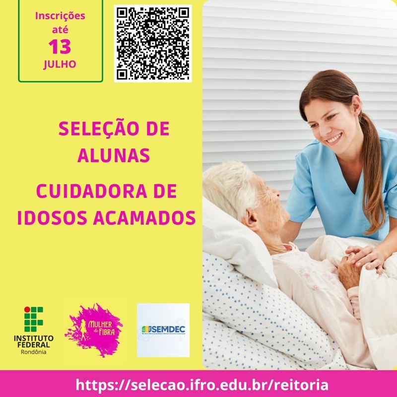 Curso de Cuidadora de idosos acamados 