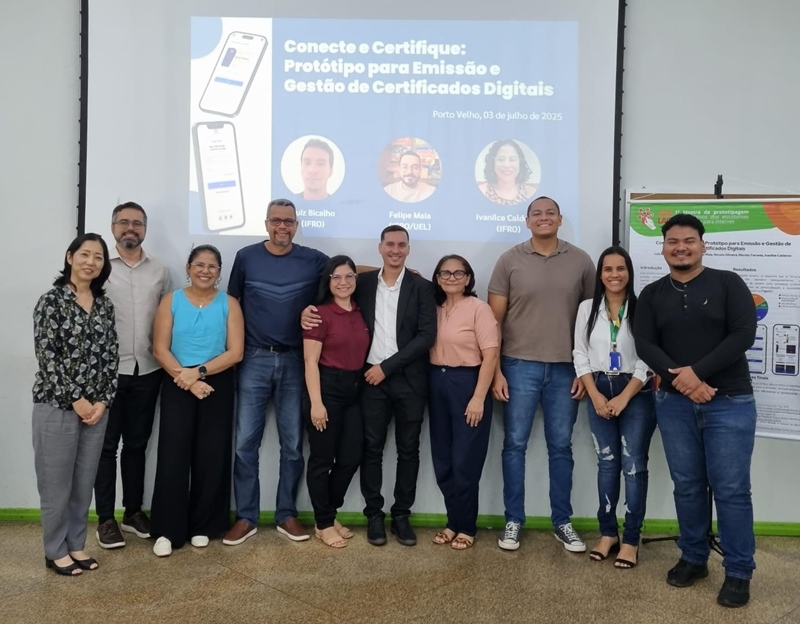 Estudante do IFRO desenvolve protótipo para emissão e gestão de certificados digitais