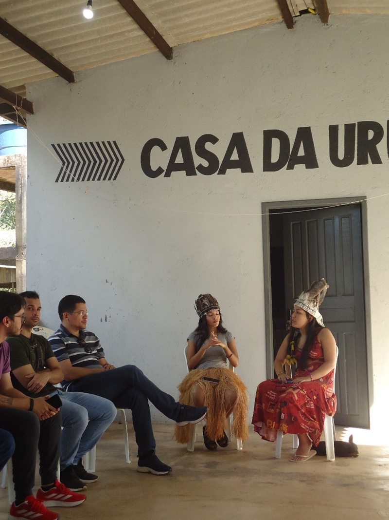 Estudantes do Calama participam de aula de campo em comunidades indígenas de Porto Velho