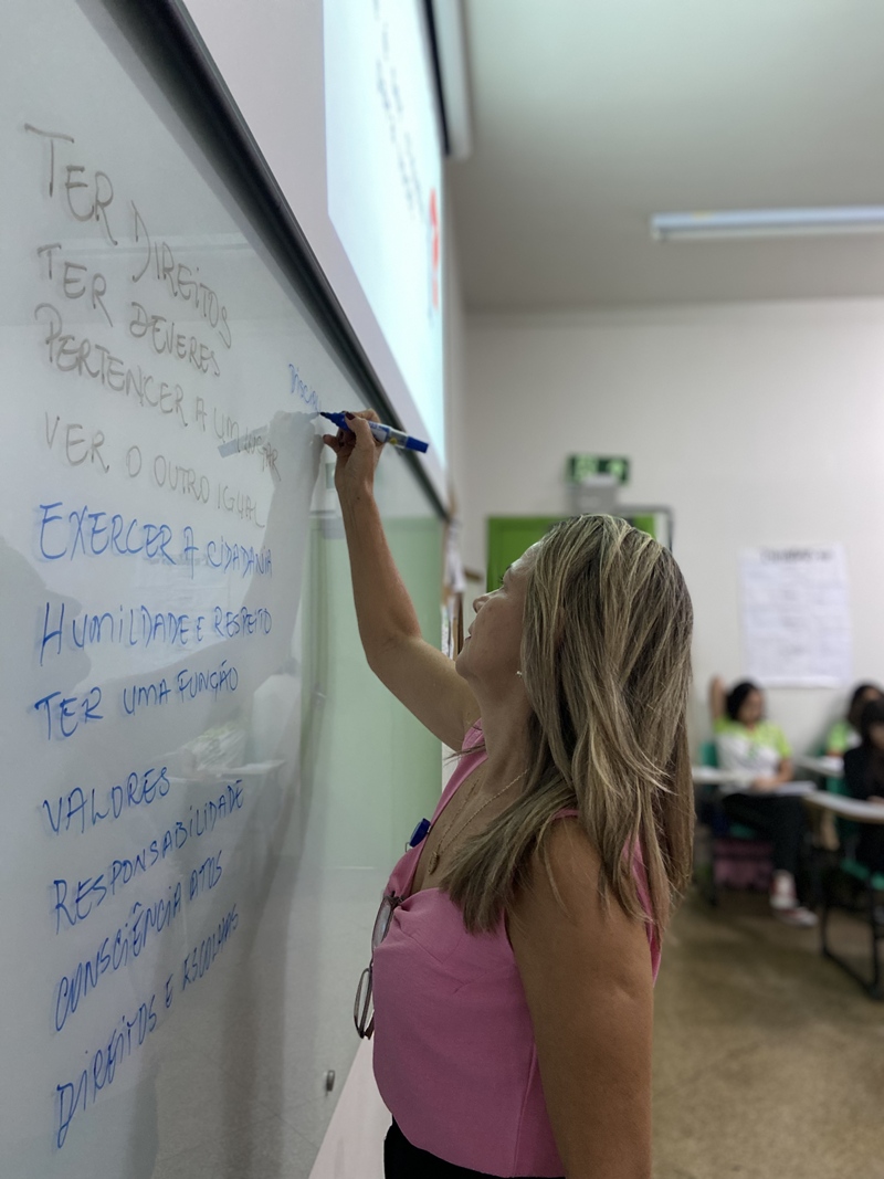 Campus Porto Velho Zona Norte desenvolve projeto que estimula cidadania e cultura da paz no ambiente escolar