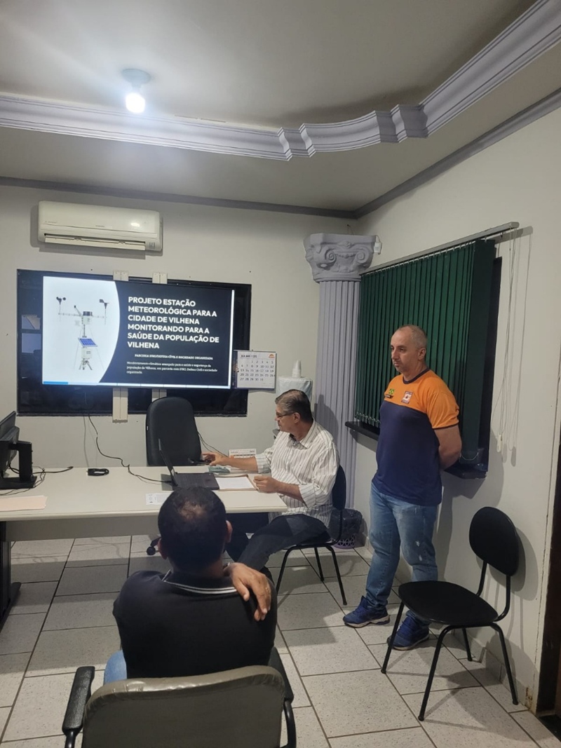  IFRO apresenta projeto de estação meteorológica para monitoramento climático em Vilhena