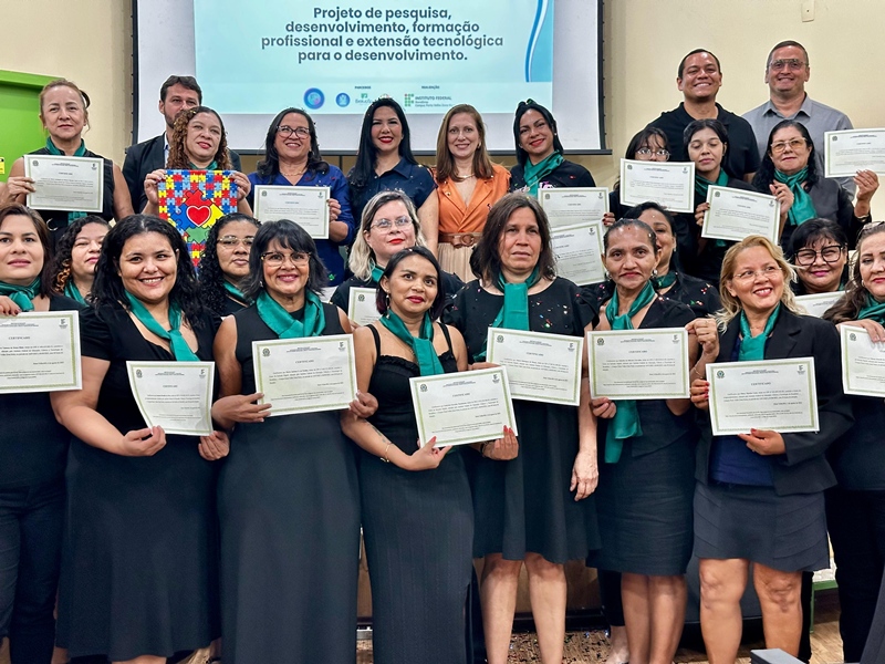 IFRO realiza cerimônia de certificação e lança Eixo da Saúde do Projeto PCD+ Mães Atípicas