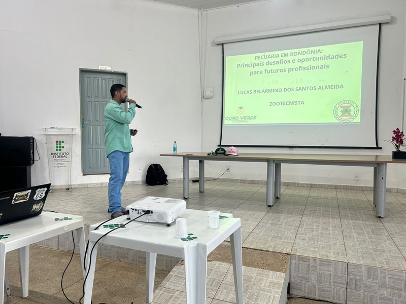 Esquenta do SIAAGRO reúne estudantes e profissionais do setor agro no Campus Ariquemes