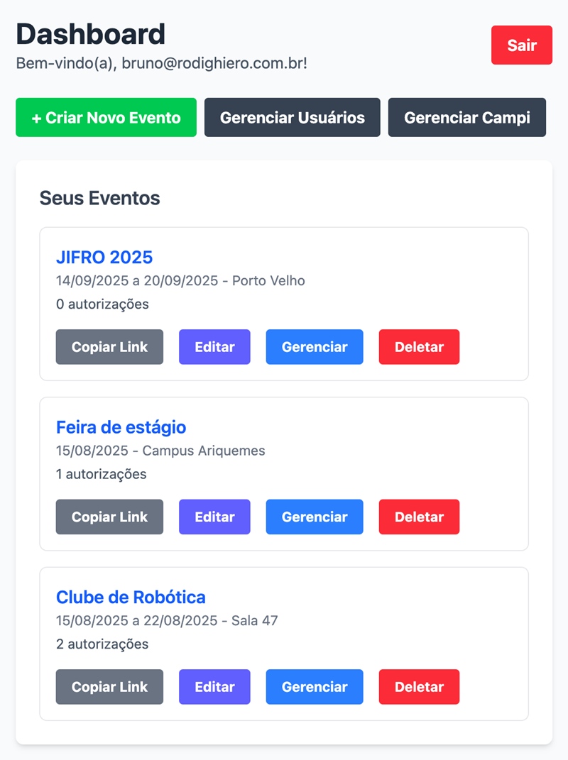 Campus Ariquemes lança sistema digital para autorizações de eventos acadêmicos