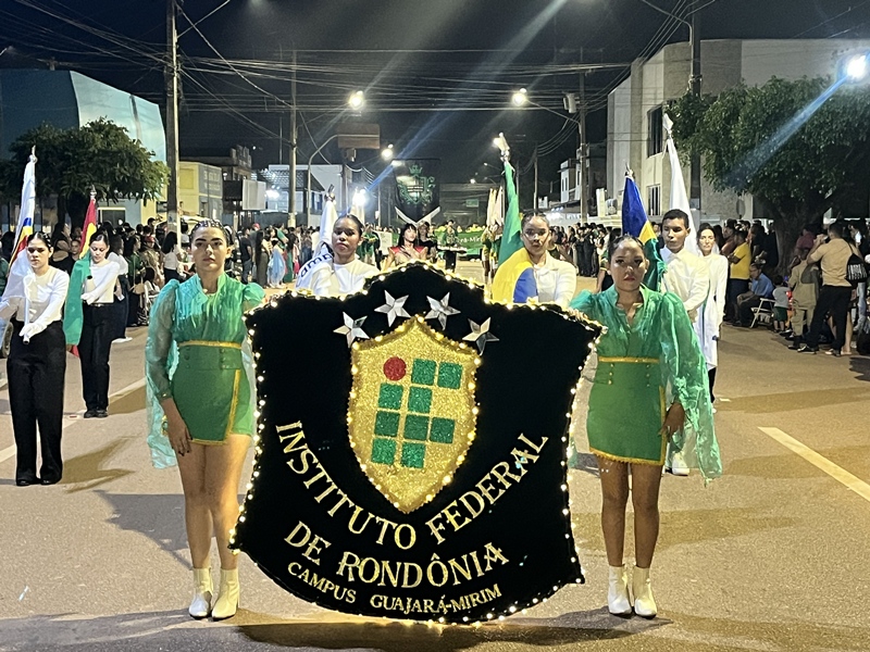 Instituto Federal de Rondônia participa do Desfile Cívico em Guajará-Mirim