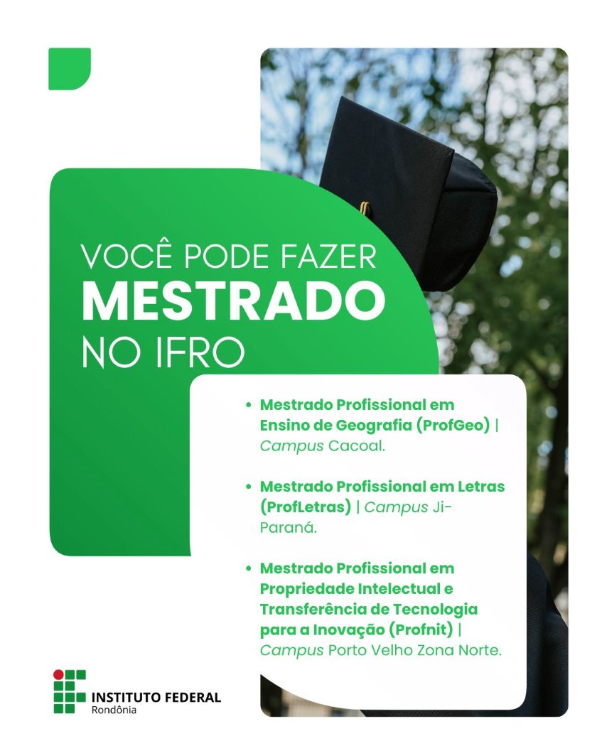 Últimos dias para inscrição em três mestrados profissiona...