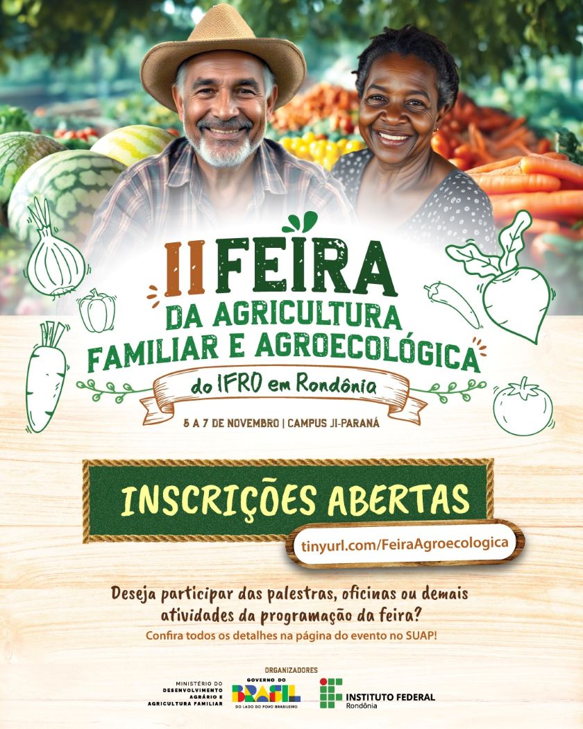 II Feira da Agricultura Familiar e Agroecológica será em Ji...