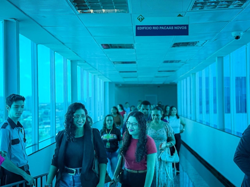 Acadêmicos do Zona Norte visitam a Secretaria de Planejamento de Rondônia e conhecem práticas de gestão pública