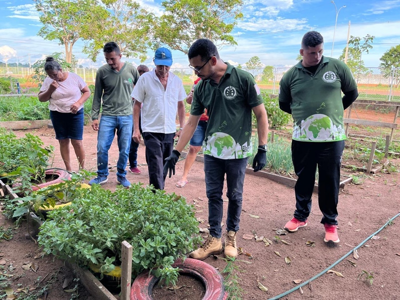 Projeto Resíduos Sólidos capacita ICMBio em compostagem e produção de mudas nativas em Guajará-Mirim