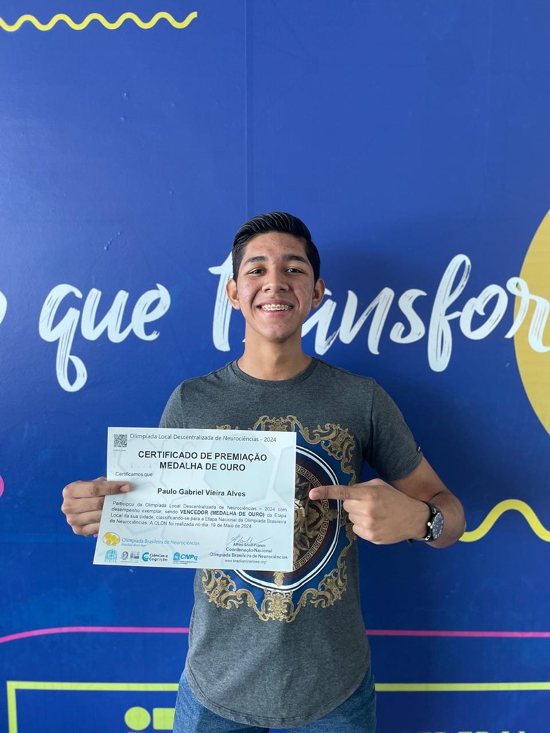 Estagiário da Comunicação prepara seu futuro acadêmico no Curso de Licenciatura em Física do Campus Calama