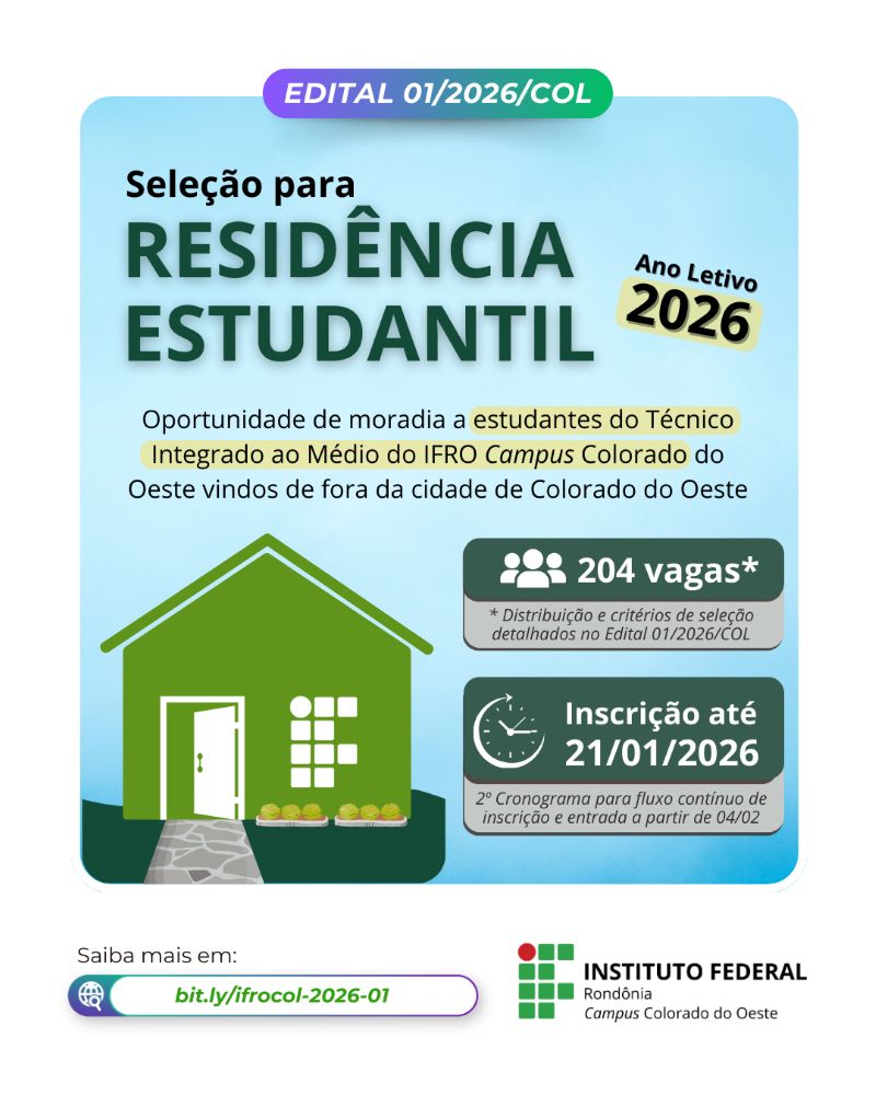 Post Divulgação da Seleção Residência 2026 v3
