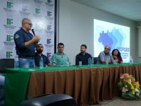 Coordenador_do_PROFGEO_IFRO_-_Prof._Dr._Tiago_Roberto_Silva_Santos_em_seu_discurso