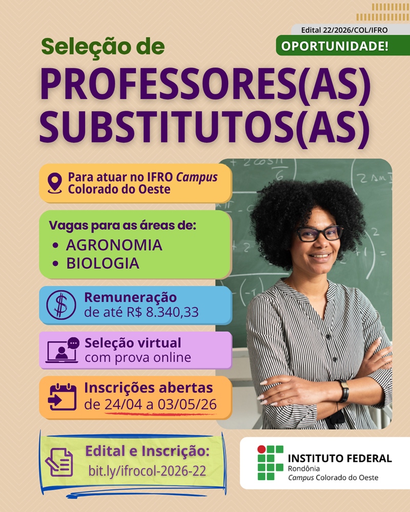 Seleção Professores Substitutos Edital 2026 22 Post 4x5