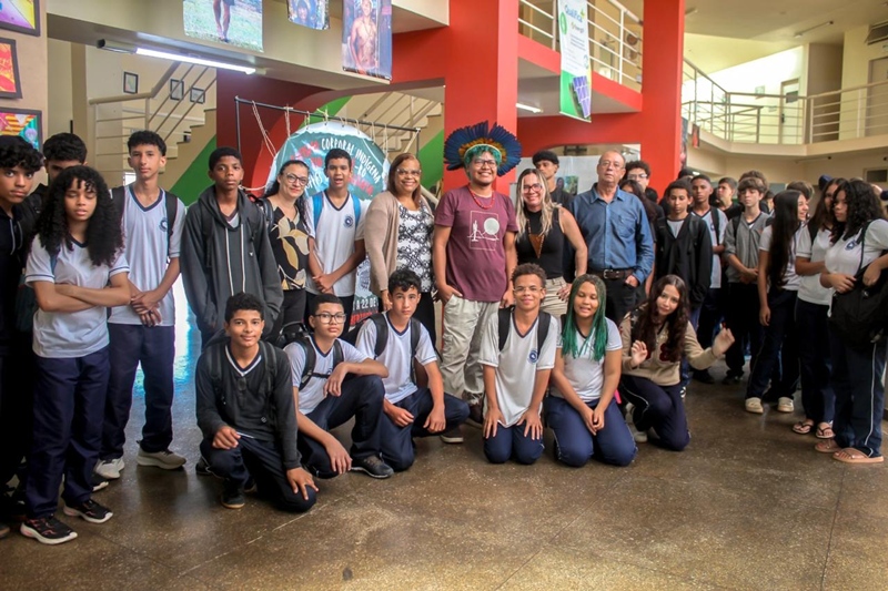 Campus Vilhena recebe estudantes em exposição de Grafismo Indígena