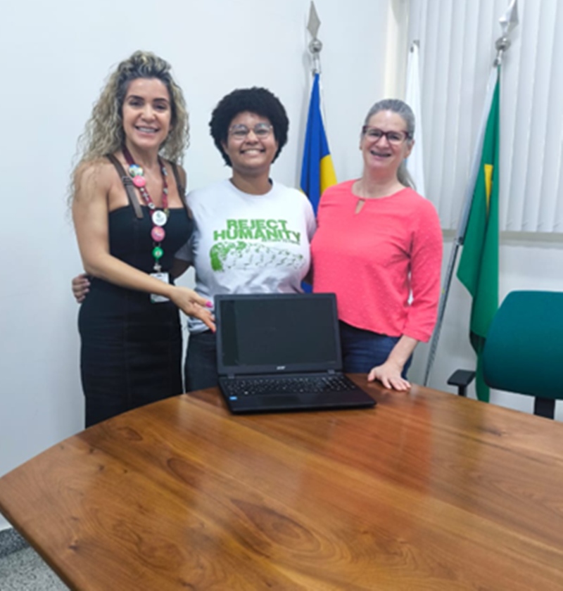 Campus Ji-Paraná transforma equipamento reutilizado em oportunidade de acesso à tecnologia para estudante