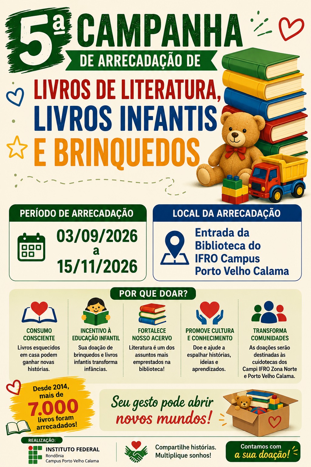 campanha biblioteca calama