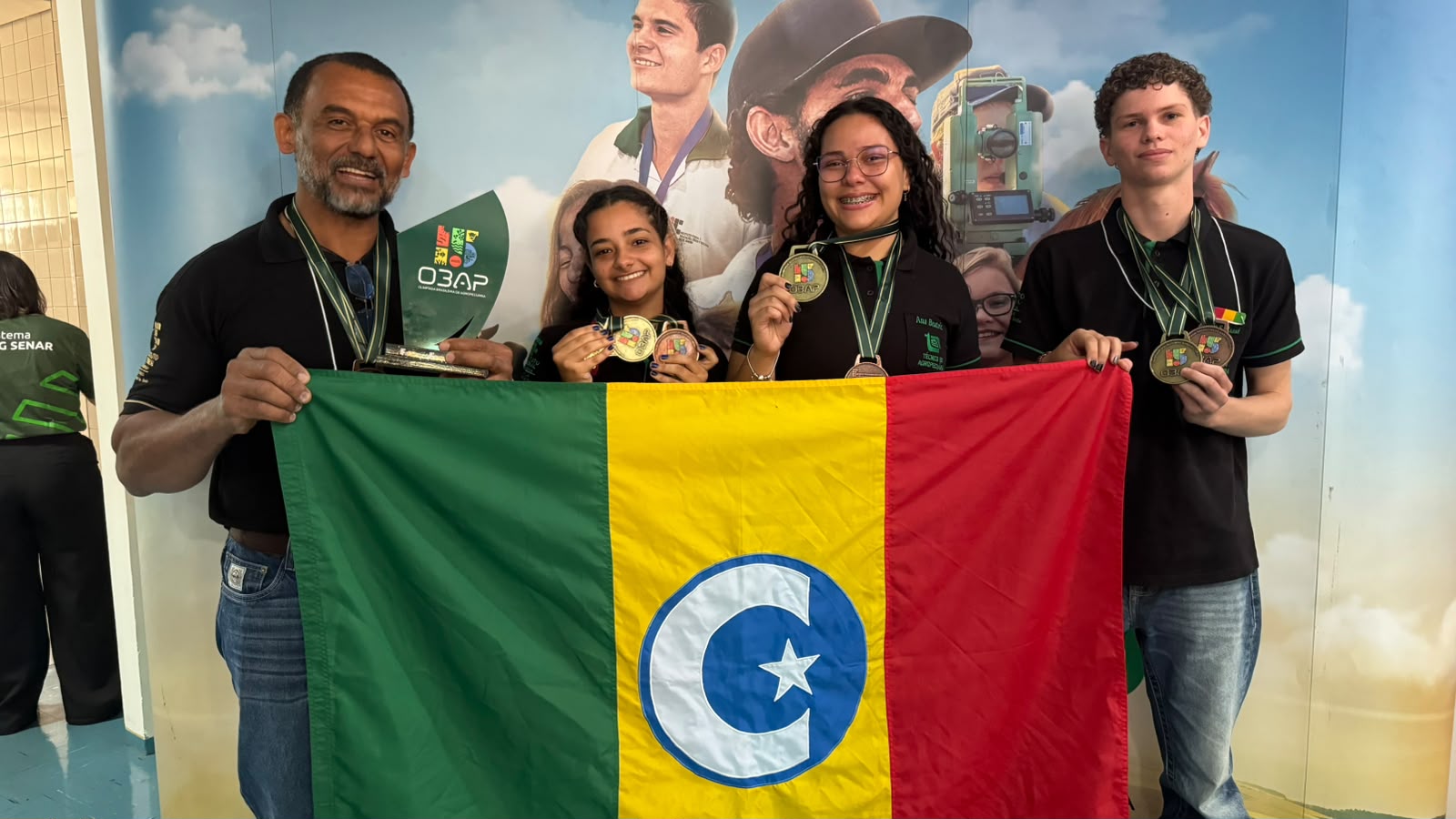 Medalhas de ouro são conquistadas por equipe do Campus Colorado na Olimpíada Brasileira de Agropecuária 2026