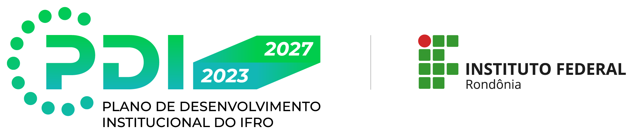 Logo PDI 2023 2027 assinatura horizontal